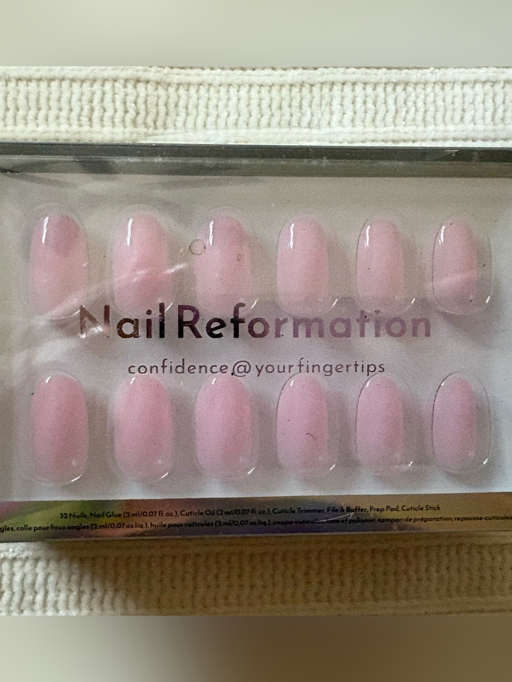 New Nail Reformation Pink Press-On Nails